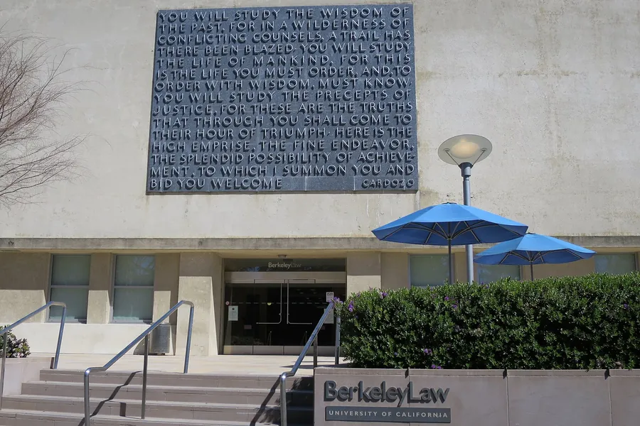 Entrance of Berkeley Law