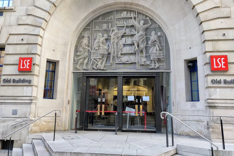 LSE Old Building on Houghton Street, London