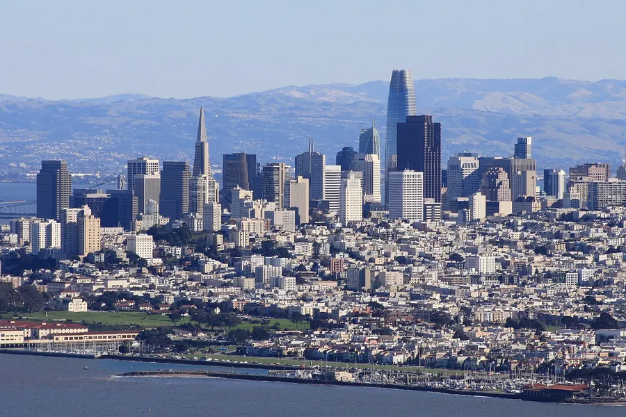 San Francisco skyline, home of Harvey